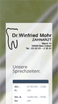 Mobile Screenshot of dr-mohr.de